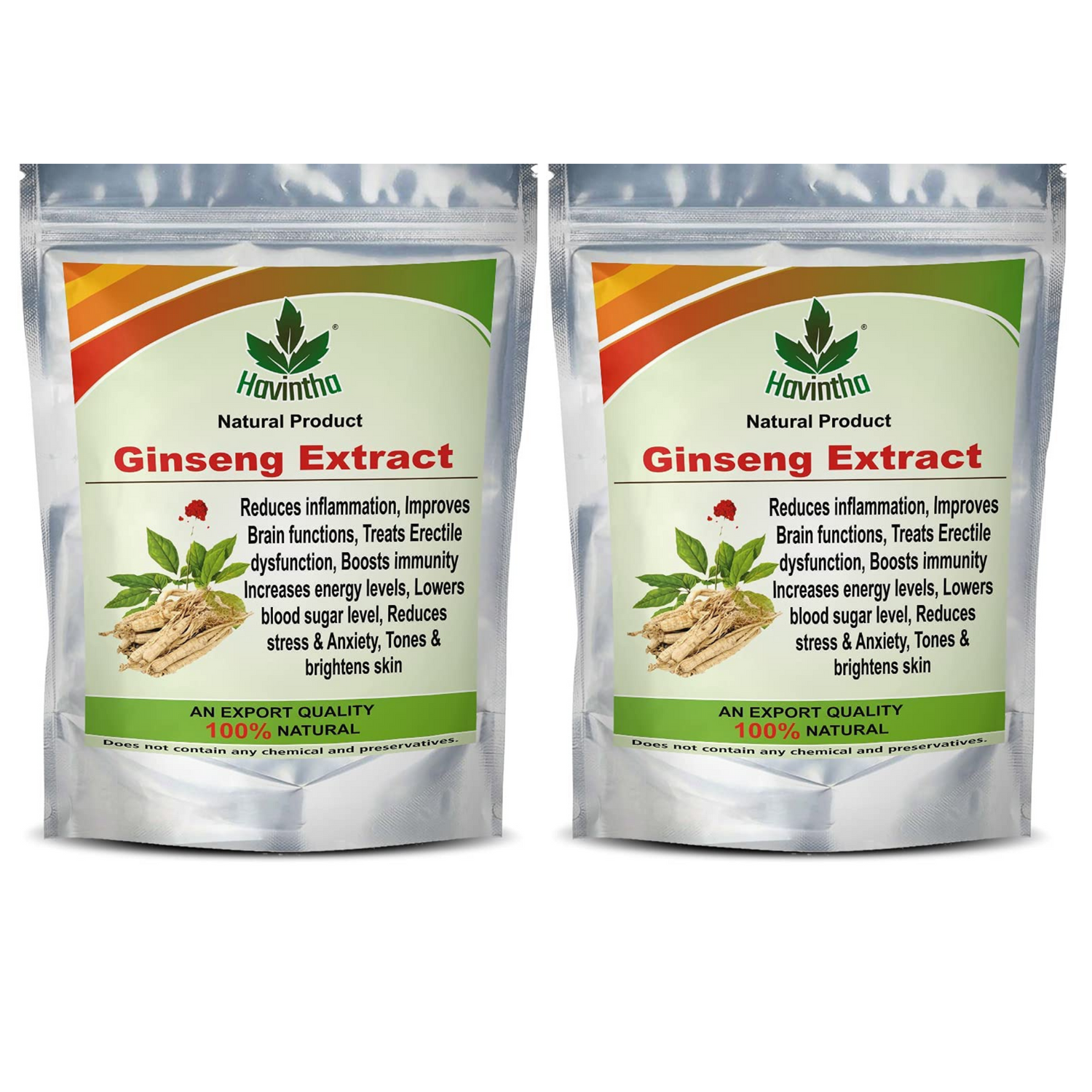 Havintha ginseng powder for boosting immunity energy pack of 3