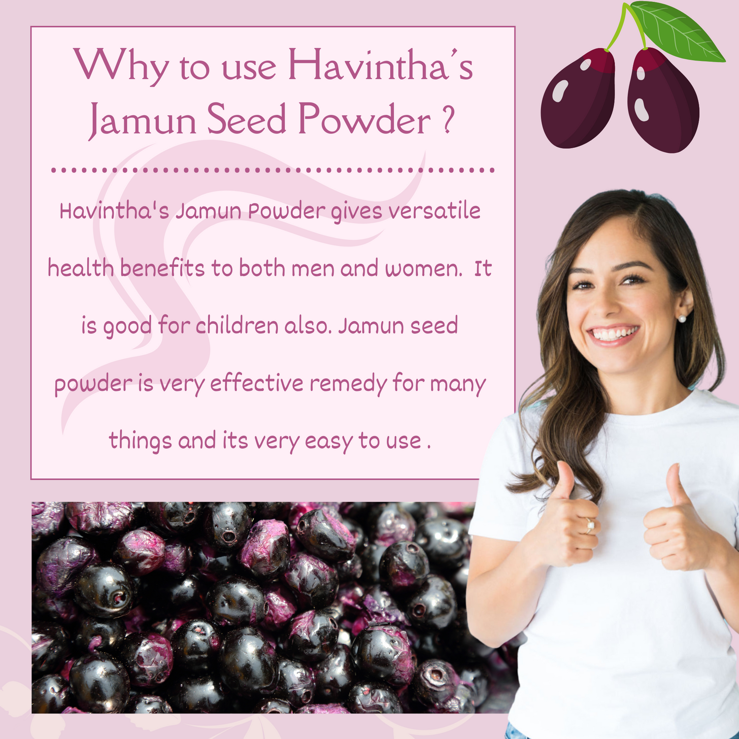 Why to use Havinthas Jamun Seed Powder