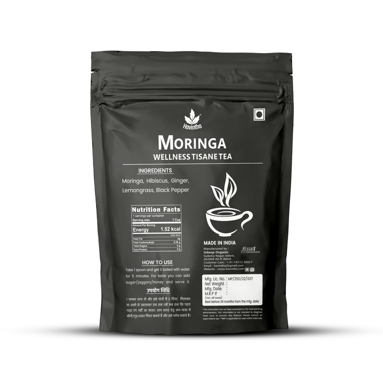Havintha Moringa Tisane Tea - 50 gm back