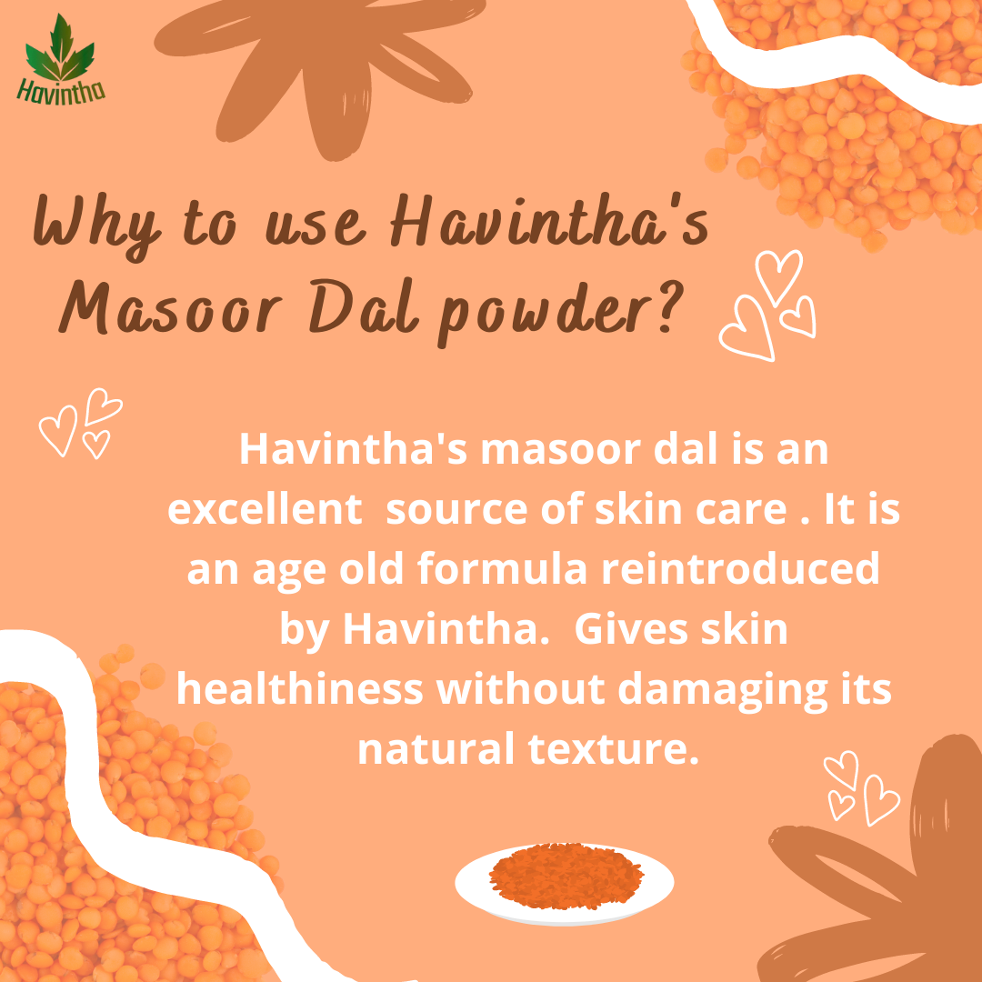 Why to use Havinthas Masoor dal powder?