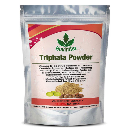 Havintha Natural Triphala powder for Fighting Infections and Enhances Immunity - 227 Grams